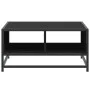 Mesa de centro madera ingeniería y metal negro 60,5x60,5x30 cm de , Mesas de centro - Ref: Foro24-848764, Precio: 45,44 €, De...