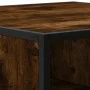 Mesa de centro madera y metal roble ahumado 60,5x60,5x30 cm de , Mesas de centro - Ref: Foro24-848766, Precio: 44,18 €, Descu...