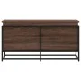 Caja de almacenaje con tapa madera marrón roble 100x40x51,5 cm de , Cestas para almacenaje - Ref: Foro24-848808, Precio: 78,5...