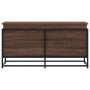 Caja de almacenaje con tapa madera marrón roble 100x40x51,5 cm de , Cestas para almacenaje - Ref: Foro24-848808, Precio: 79,3...