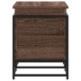 Caja de almacenaje con tapa madera marrón roble 100x40x51,5 cm de , Cestas para almacenaje - Ref: Foro24-848808, Precio: 79,3...