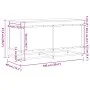 Caja de almacenaje con tapa madera marrón roble 100x40x51,5 cm de , Cestas para almacenaje - Ref: Foro24-848808, Precio: 78,5...