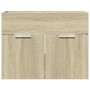 Armario para lavabo contrachapada color roble 60x38,5x46 cm de , Muebles de baño - Ref: Foro24-856207, Precio: 47,50 €, Descu...