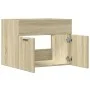 Armario para lavabo contrachapada color roble 60x38,5x46 cm de , Muebles de baño - Ref: Foro24-856207, Precio: 46,28 €, Descu...
