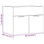 Armario para lavabo contrachapada color roble 60x38,5x46 cm de , Muebles de baño - Ref: Foro24-856207, Precio: 47,50 €, Descu...