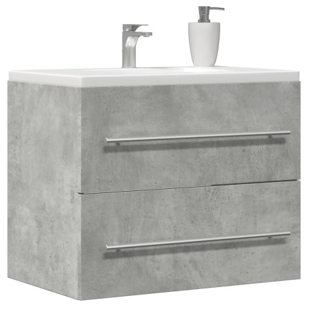 Armario para lavabo aglomerado gris hormigón 60x38,5x48 cm de , Muebles de baño - Ref: Foro24-856224, Precio: 47,66 €, Descue...