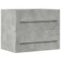 Armario para lavabo aglomerado gris hormigón 60x38,5x48 cm de , Muebles de baño - Ref: Foro24-856224, Precio: 47,66 €, Descue...