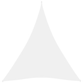 Toldo de vela triangular tela Oxford blanco 4x5x5 m de vidaXL, Sombrillas - Ref: Foro24-135289, Precio: 34,39 €, Descuento: %