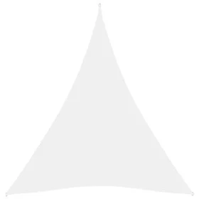 Toldo de vela triangular tela Oxford blanco 4x5x5 m de vidaXL, Sombrillas - Ref: Foro24-135289, Precio: 39,48 €, Descuento: %