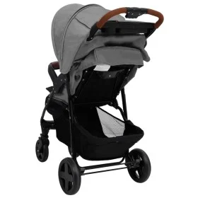 Carrito de bebés 2 en 1 de acero gris claro de , Cochecitos de bebé - Ref: Foro24-10371, Precio: 145,08 €, Descuento: %