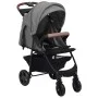 Carrito de bebés 2 en 1 de acero gris claro de , Cochecitos de bebé - Ref: Foro24-10371, Precio: 145,08 €, Descuento: %