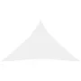 Toldo de vela triangular tela Oxford blanco 4x5x5 m de vidaXL, Sombrillas - Ref: Foro24-135289, Precio: 39,48 €, Descuento: %