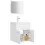 Conjunto de muebles de baño madera contrachapada blanco de , Muebles de baño - Ref: Foro24-3071306, Precio: 167,56 €, Descuen...
