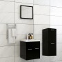 Juego de muebles de baño madera de ingeniería negro de , Muebles de baño - Ref: Foro24-3071442, Precio: 214,52 €, Descuento: %