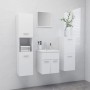 Juego de muebles de baño madera de ingeniería blanco de , Muebles de baño - Ref: Foro24-3070901, Precio: 141,88 €, Descuento: %