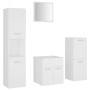 Juego de muebles de baño madera de ingeniería blanco de , Muebles de baño - Ref: Foro24-3070901, Precio: 141,88 €, Descuento: %