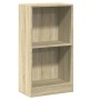 Estantería de madera contrachapada color roble 40x24x75 cm de , Librerías y estanterías - Ref: Foro24-800822, Precio: 36,08 €...