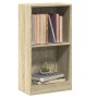 Estantería de madera contrachapada color roble 40x24x75 cm de , Librerías y estanterías - Ref: Foro24-800822, Precio: 36,08 €...