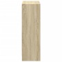 Estantería de madera contrachapada color roble 40x24x75 cm de , Librerías y estanterías - Ref: Foro24-800822, Precio: 36,08 €...