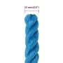 Blue polypropylene work rope 24 mm 100 m by , Ropes and metal cords - Ref: Foro24-152995, Price: 165,98 €, Discount: %