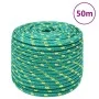 Cuerda de barco polipropileno verde 14 mm 50 m de , Sogas y cuerdas metálicas - Ref: Foro24-152728, Precio: 38,31 €, Descuent...