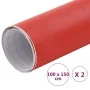 Láminas para coches 2 uds rojo mate 100x150 cm de , Vinilos para vehículos - Ref: Foro24-210710, Precio: 20,06 €, Descuento: %