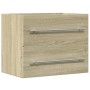 Armario para lavabo aglomerado roble Sonoma 60x38,5x48 cm de , Muebles de baño - Ref: Foro24-856223, Precio: 46,84 €, Descuen...