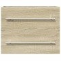 Armario para lavabo aglomerado roble Sonoma 60x38,5x48 cm de , Muebles de baño - Ref: Foro24-856223, Precio: 46,84 €, Descuen...