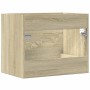 Armario para lavabo aglomerado roble Sonoma 60x38,5x48 cm de , Muebles de baño - Ref: Foro24-856223, Precio: 46,84 €, Descuen...