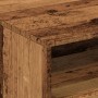 Mesa de centro con luces LED madera envejecida 50x49x40 cm de , Mesas de centro - Ref: Foro24-857708, Precio: 76,97 €, Descue...