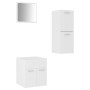 Conjunto de muebles de baño madera de ingeniería blanco de , Muebles de baño - Ref: Foro24-3070991, Precio: 88,15 €, Descuent...