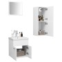 Conjunto de muebles de baño madera de ingeniería blanco de , Muebles de baño - Ref: Foro24-3070991, Precio: 88,15 €, Descuent...