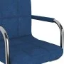 Silla de comedor de tela azul de , Sillas de comedor - Ref: Foro24-3087880, Precio: 75,70 €, Descuento: %