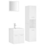 Juego de muebles de baño madera de ingeniería blanco de , Muebles de baño - Ref: Foro24-3071396, Precio: 222,28 €, Descuento: %
