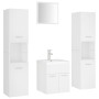 Juego de muebles de baño madera de ingeniería blanco de , Muebles de baño - Ref: Foro24-3071486, Precio: 278,49 €, Descuento: %