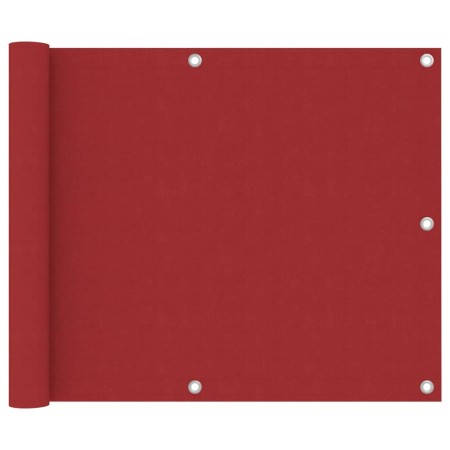 Toldo para balcón de tela oxford rojo 75x300 cm de vidaXL, Sombrillas - Ref: Foro24-135032, Precio: 20,11 €, Descuento: %