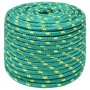 Cuerda de barco polipropileno verde 14 mm 25 m de , Sogas y cuerdas metálicas - Ref: Foro24-152727, Precio: 25,36 €, Descuent...