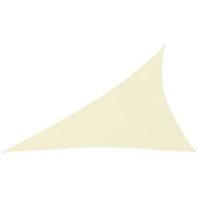 Toldo de vela triangular tela Oxford color crema 4x5x6,4 m de vidaXL, Sombrillas - Ref: Foro24-135239, Precio: 41,61 €, Descu...