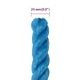 Cuerda de trabajo polipropileno azul 24 mm 25 m de , Sogas y cuerdas metálicas - Ref: Foro24-152993, Precio: 46,67 €, Descuen...