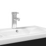Mueble de baño con lavabo integrado negro de , Tocadores de baño - Ref: Foro24-3278765, Precio: 204,10 €, Descuento: %