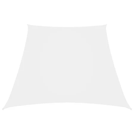 Toldo de vela trapezoidal tela oxford blanco 3/4x3 m de vidaXL, Sombrillas - Ref: Foro24-135297, Precio: 36,78 €, Descuento: %