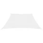 Toldo de vela trapezoidal tela oxford blanco 3/4x3 m de vidaXL, Sombrillas - Ref: Foro24-135297, Precio: 36,78 €, Descuento: %