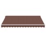Toldo retráctil automático con luces LED marrón 400x300 cm de , Toldos - Ref: Foro24-3215380, Precio: 633,65 €, Descuento: %