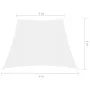 Toldo de vela trapezoidal tela oxford blanco 3/4x3 m de vidaXL, Sombrillas - Ref: Foro24-135297, Precio: 36,78 €, Descuento: %