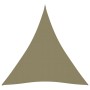 Toldo de vela triangular tela Oxford beige 4x5x5 m de vidaXL, Sombrillas - Ref: Foro24-135179, Precio: 36,49 €, Descuento: %