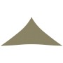 Toldo de vela triangular tela Oxford beige 4x5x5 m de vidaXL, Sombrillas - Ref: Foro24-135179, Precio: 36,49 €, Descuento: %