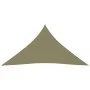 Toldo de vela triangular tela Oxford beige 4x5x5 m de vidaXL, Sombrillas - Ref: Foro24-135179, Precio: 39,48 €, Descuento: %