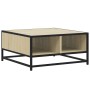 Mesa de centro madera y metal roble Sonoma 60,5x60,5x30 cm de , Mesas de centro - Ref: Foro24-848765, Precio: 44,70 €, Descue...
