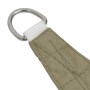 Toldo de vela triangular tela Oxford beige 4x5x5 m de vidaXL, Sombrillas - Ref: Foro24-135179, Precio: 36,49 €, Descuento: %