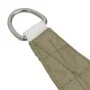 Toldo de vela triangular tela Oxford beige 4x5x5 m de vidaXL, Sombrillas - Ref: Foro24-135179, Precio: 39,48 €, Descuento: %